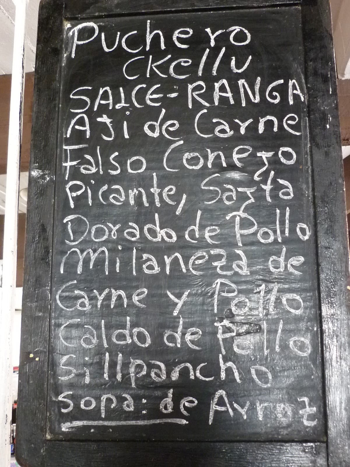 Local Dishes in Bolivia