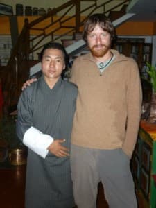 Pelling volunteering and relaxing