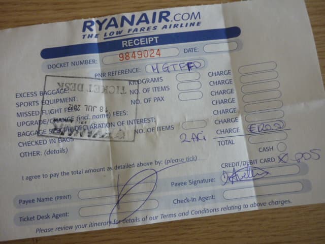 Budget airlines ripoff Ryanair
