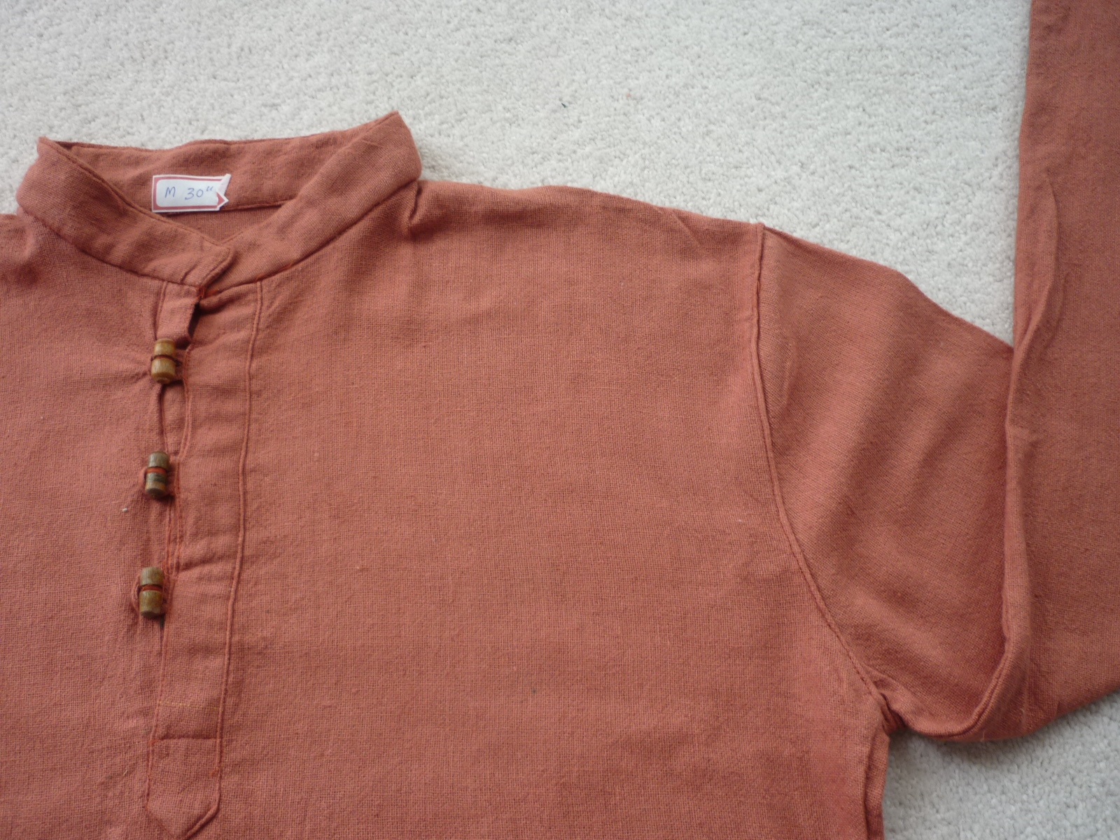 Khadi Shirt rust detail